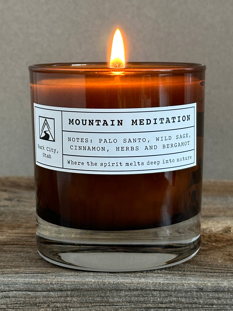 Park City Mountain Meditation Candle