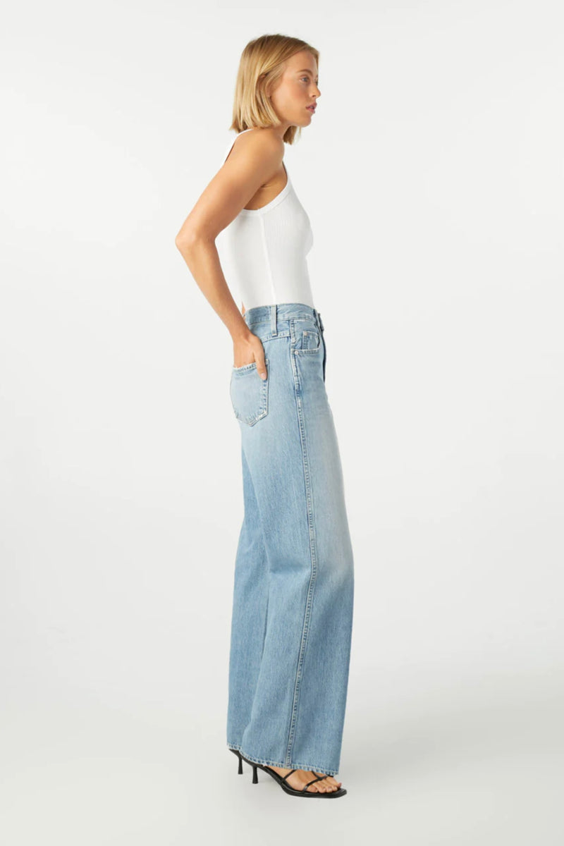 AMO wide leg high-rise