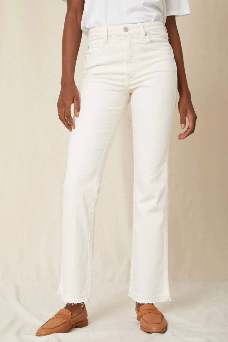 AMO high-rise flare jean