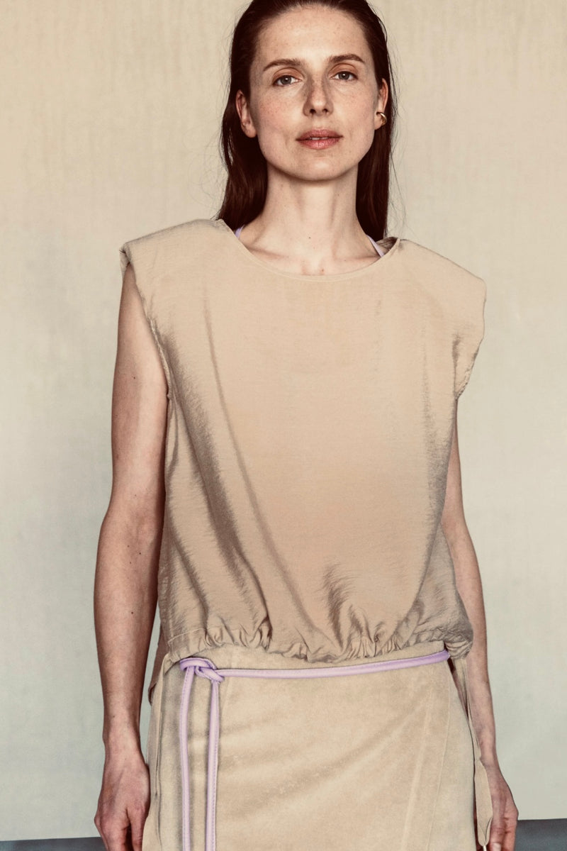 Silky Shoulder Tank