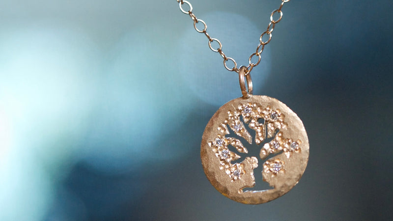 Family Tree of Life Diamond Necklace