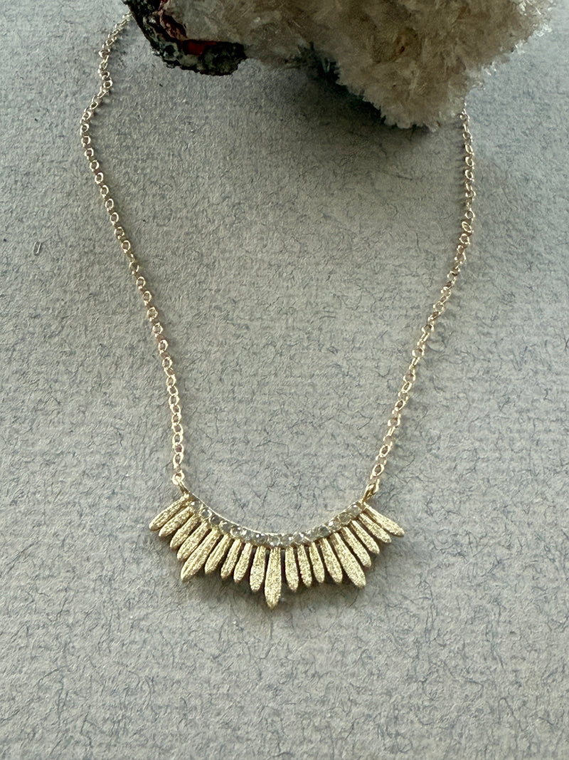 Winged Angel Diamond Necklace