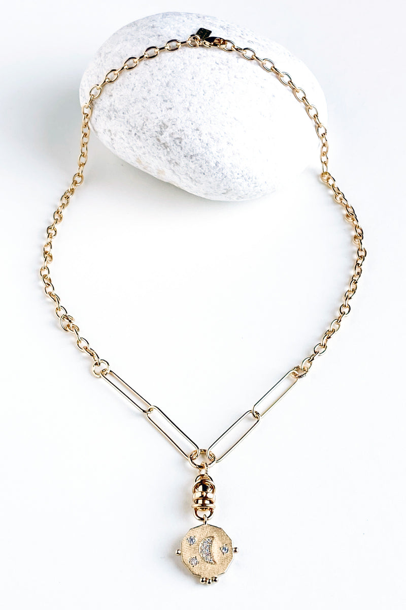 Moon + Stars Necklace