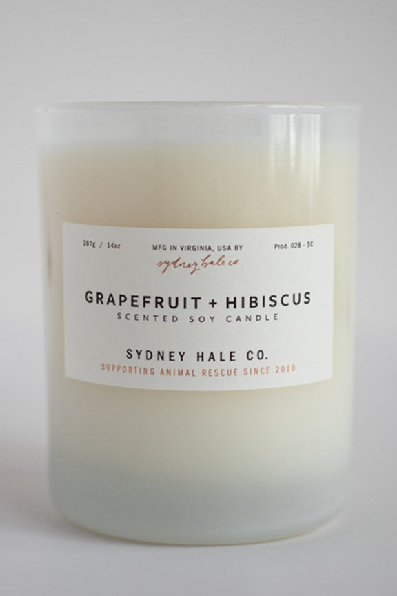 Grapefruit + Hibiscus Candle